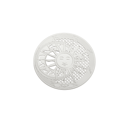 christofle  set of 2 silver-plated coasters 1