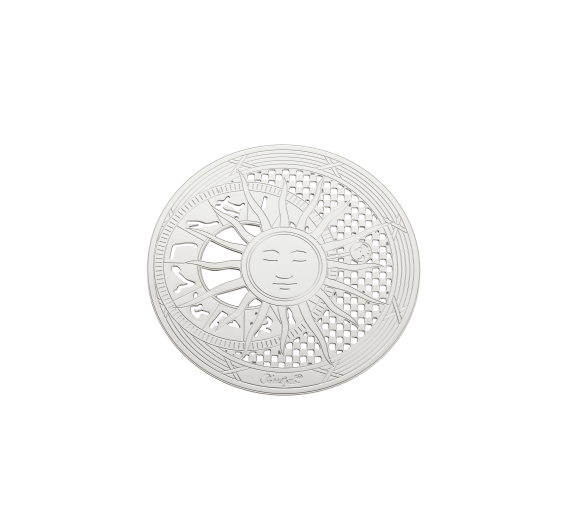 christofle  set of 2 silver-plated coasters 1