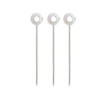 christofle set of 6 cocktail picks oh de christofle  stainless steel 0