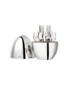 Silver-Plated 24-Piece Flatware Set with Chest 
