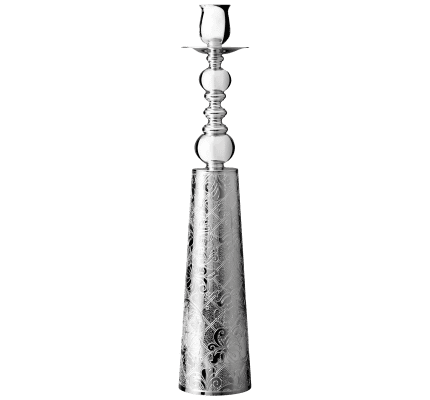 christofle Candlestick Jardin d'Eden  Silver plated