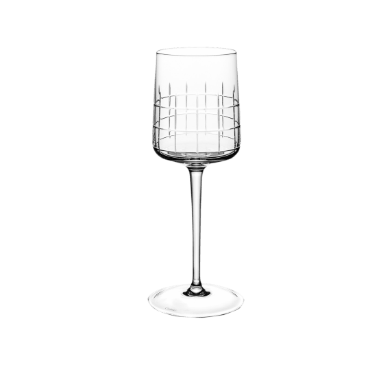 christofle set of 2 crystal red wine glasses 1