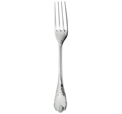 christofle fourchette de table en argent massif 1