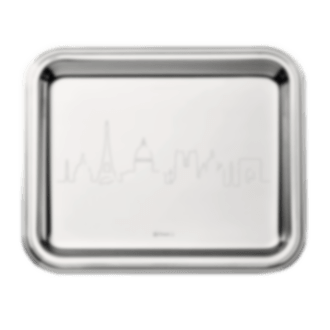 christofle silver-plated tray paris - 20 x 16 cm 1