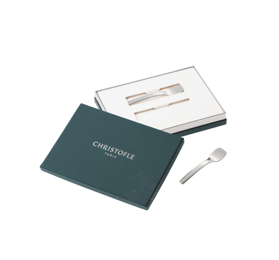 christofle set of 2 spoons sweetness silver plated b00013182 4