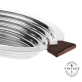Bread Basket with Macassar Handles, Silverware - Vintage