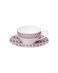 christofle Porcelain Tea Cup & Saucer