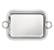 christofle rectangular tray with handles 26x20cm vertigo  silver plated 0
