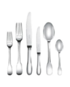 christofle 110 piece silver-plated flatware set with chest 1