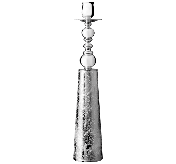 christofle candlestick jardin d'eden  silver plated 1