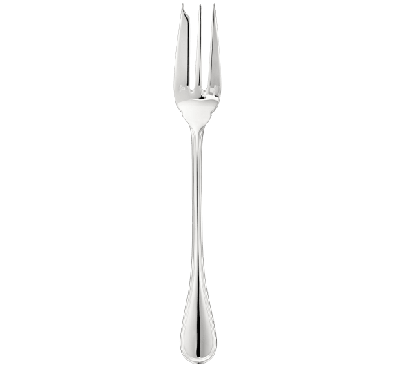 christofle serving fork albi  silver plated 1