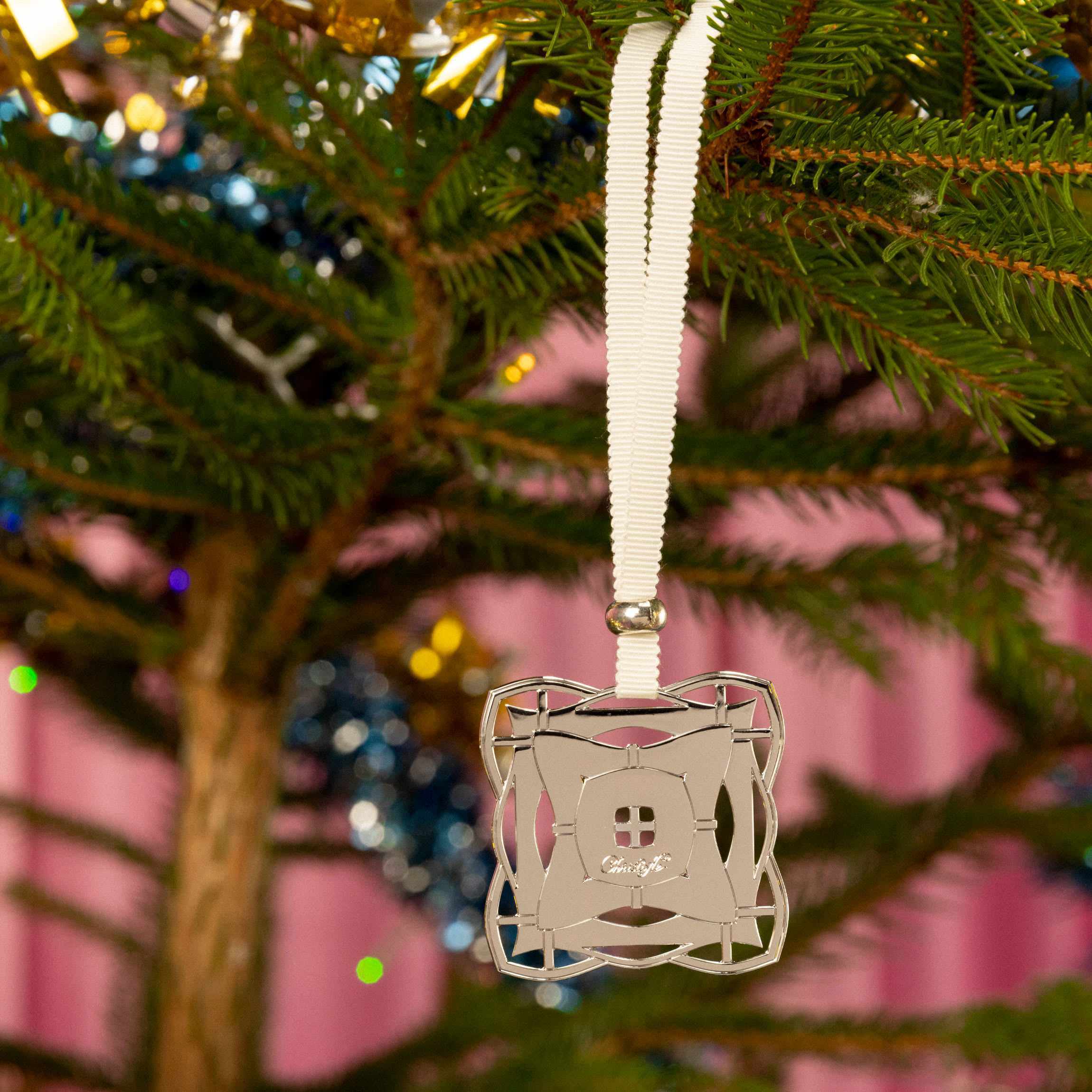 christofle silver plated celebration ornament 2