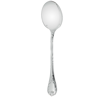 christofle salad serving spoon marly  silver plated 2