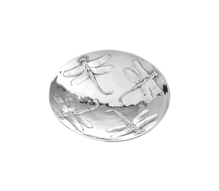 christofle silver-plated dragonfly bowl 1