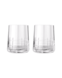 christofle Set of 2 crystal water goblets
