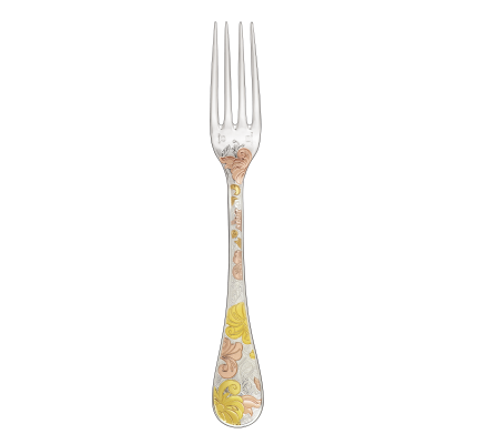 christofle partially gilded rose & yellow gold dinner fork 1