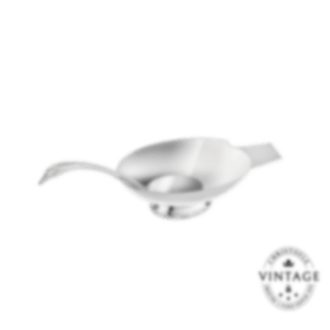 christofle gravy boat swan, silverware - vintage 1