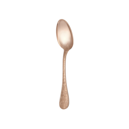 Gilded Rose Gold Dessert Spoon