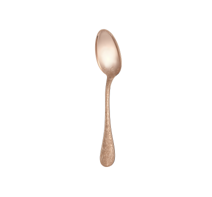 Dessert spoon Jardin d'Eden Silver plated Pink gold