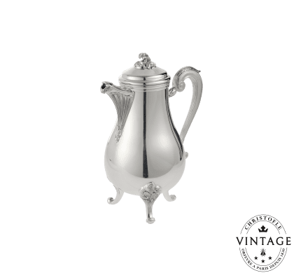 christofle cafetière argentée - vintage 1