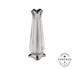 christofle vintage silvered vase 1