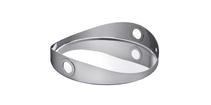 christofle round tray 40cm oh de christofle  stainless steel 1