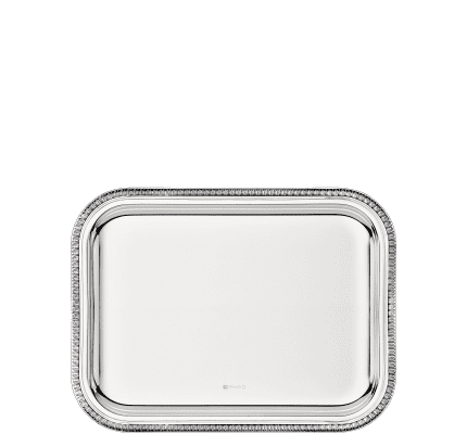 christofle tray 20x16 cm malmaison  silver plated 1