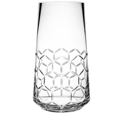 christofle crystal vase, large 1