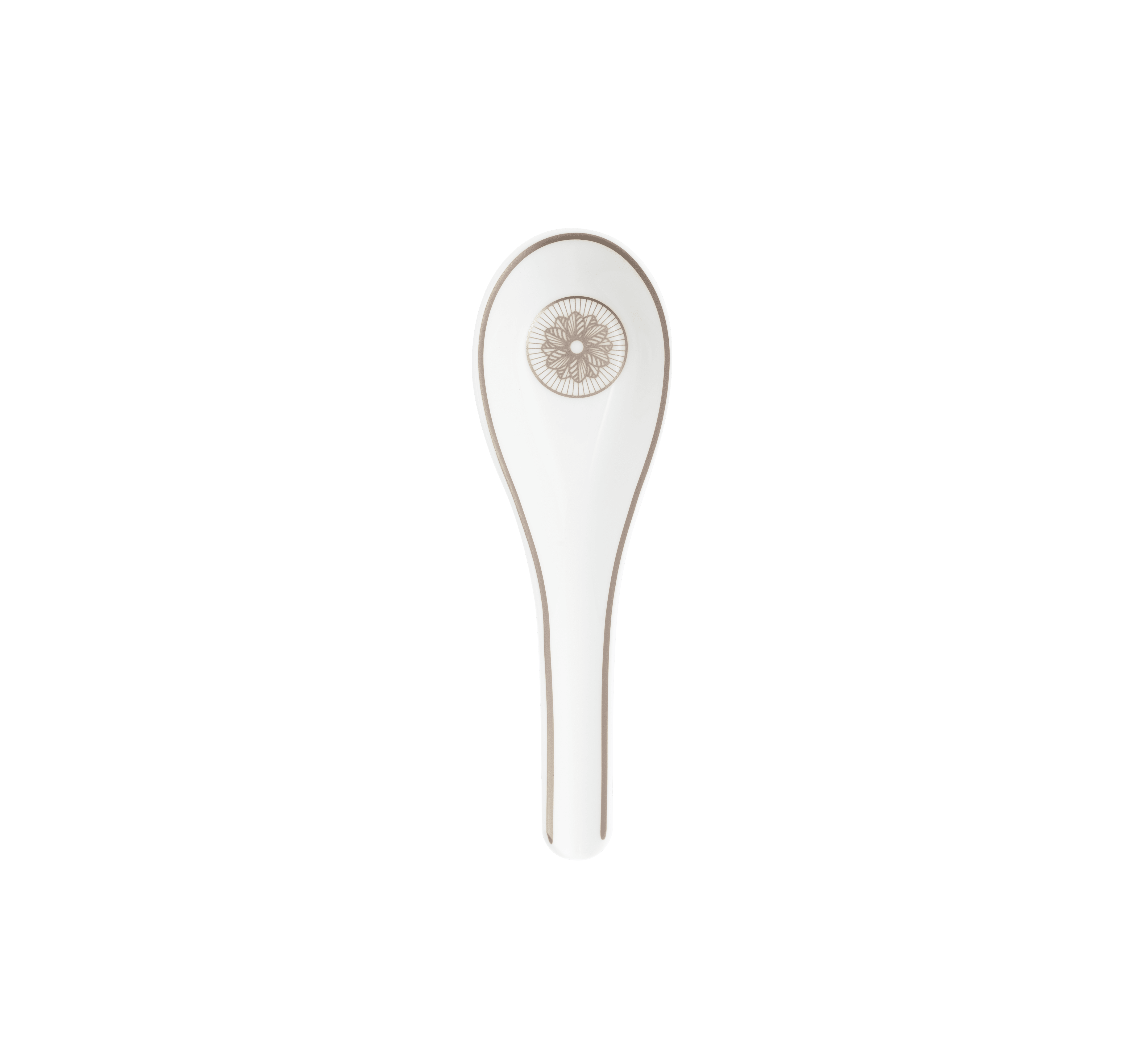 christofle porcelain chinese spoon platinum finish 0