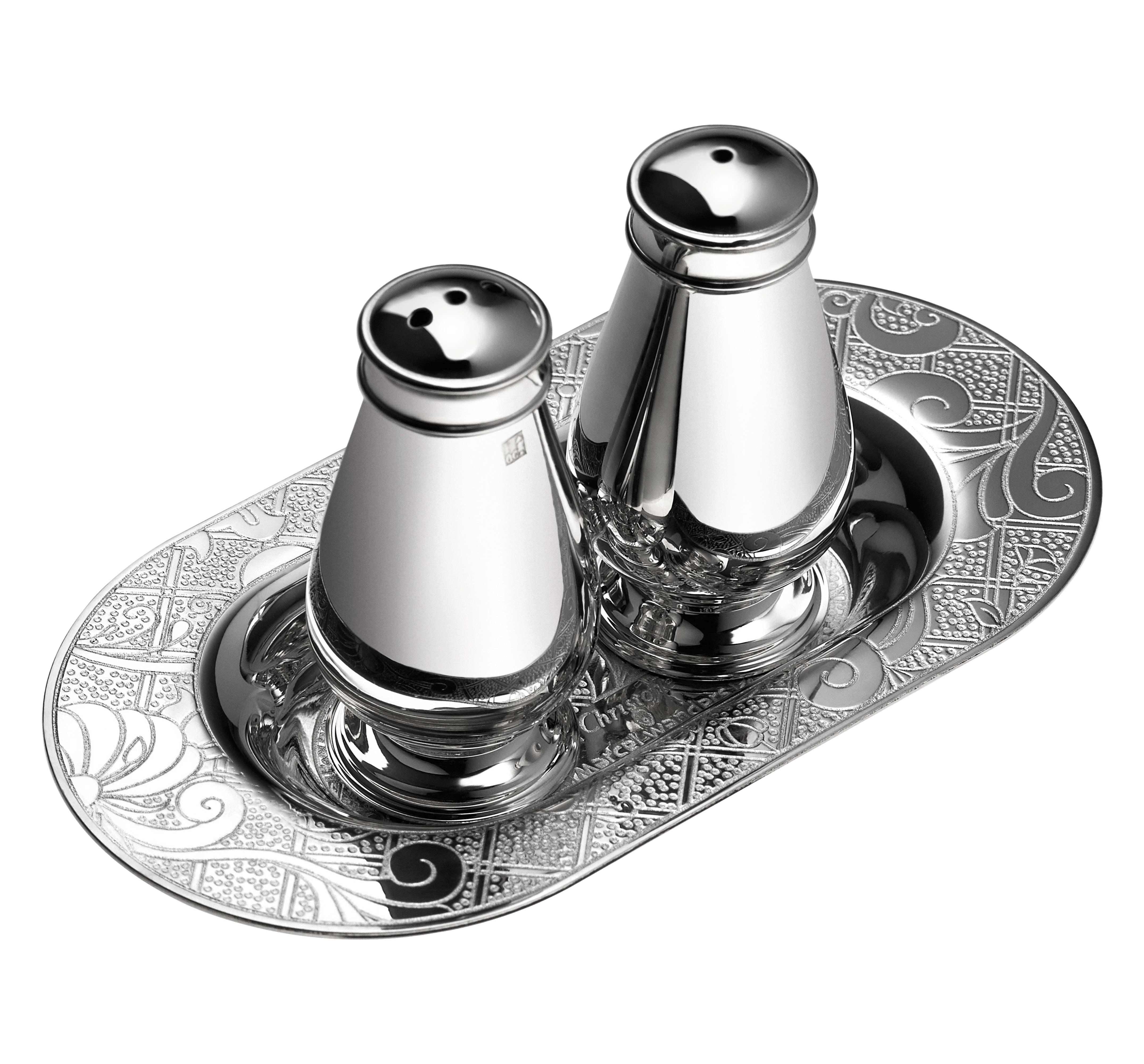Salière Et Poivrière Moineau Edzard - Hauteur 6 Cm - Argenté Résistant à La Ternissure - Décoration De Table élégante - 4