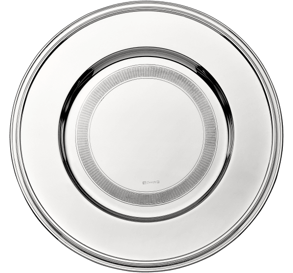 christofle silver-plated charger presentation plate 5
