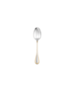 christofle partially gilded silver plated dessert spoon 0