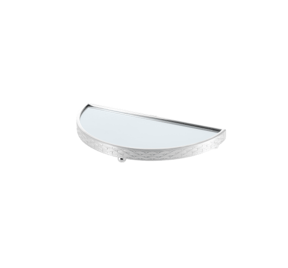 christofle silver-plated half circle tray surtout 3