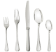 christofle 5-piece silver-plated flatware set 1