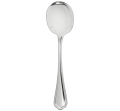 christofle cream soup spoon spatours  silver plated 3