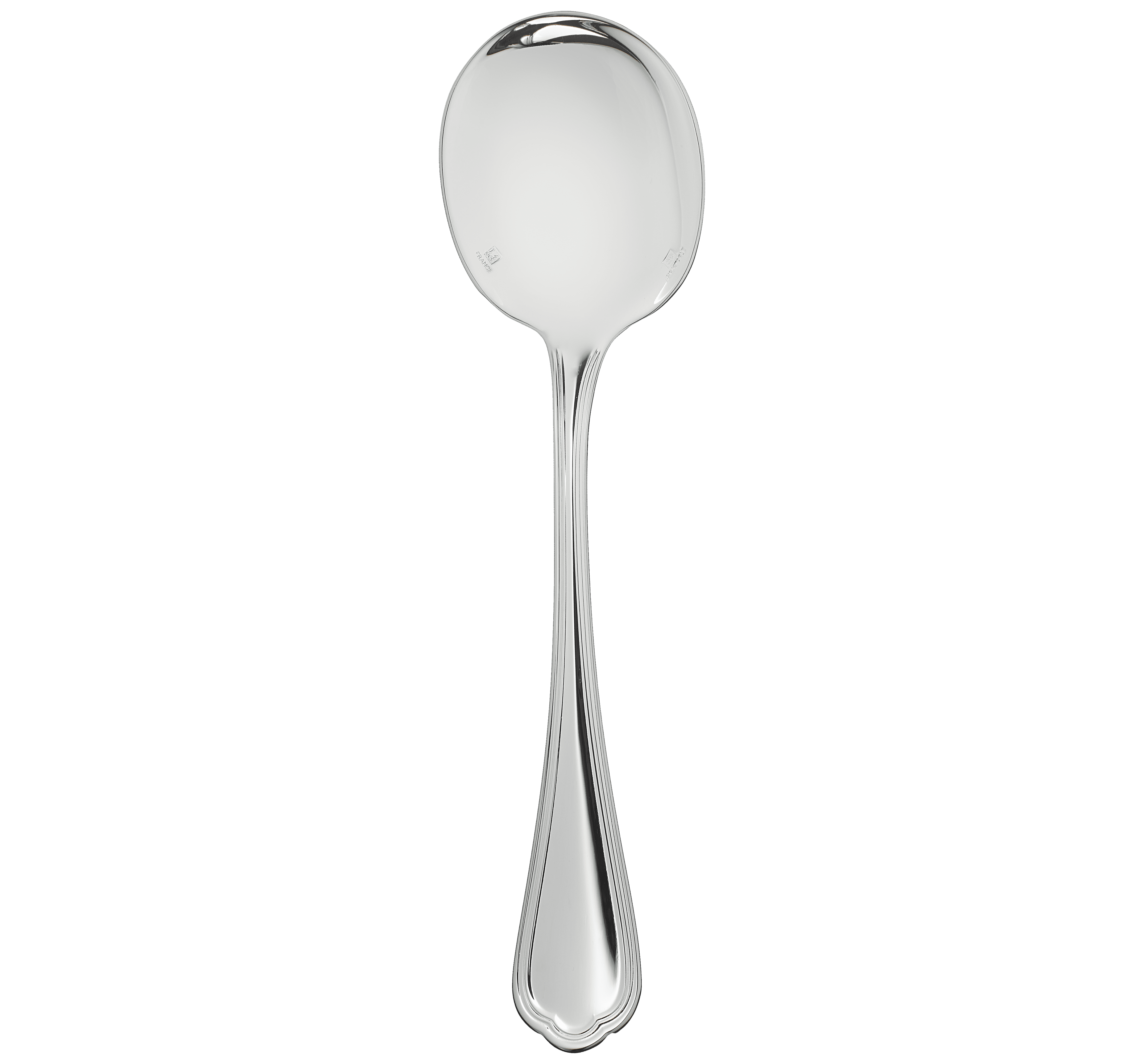christofle silver-plated cream soup spoon  3