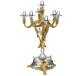 christofle silver plated seven light candelabra 1