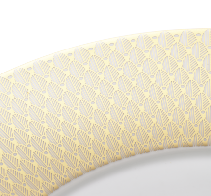 christofle porcelain underplate gold finish 1