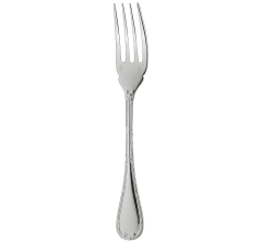 christofle fish fork rubans  silver plated 3