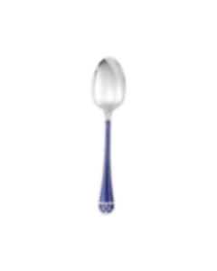 christofle Silver-Plated Table Spoon - Marbled Blue