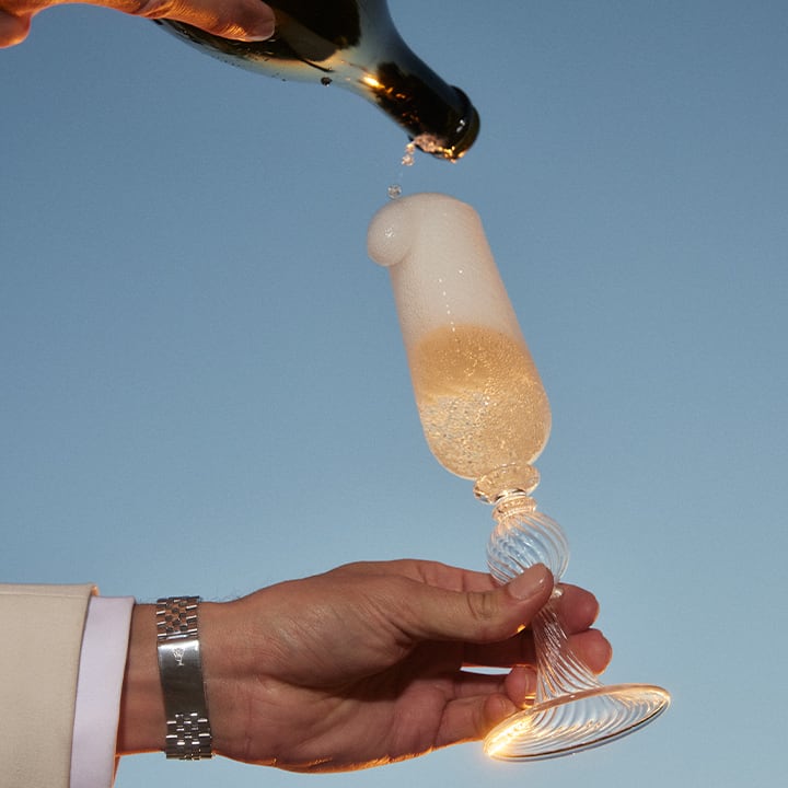 Flûtes en cristal