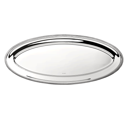 Silver-Plated Fish Serving Platter