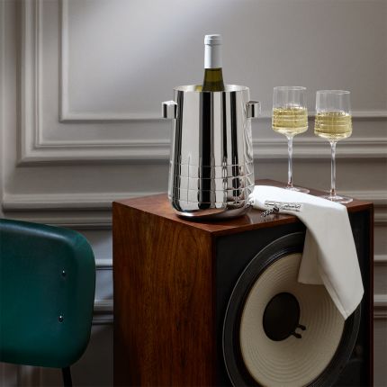 Silver plated wine cooler