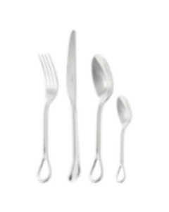 48-Piece Silver-Plated Flatware Set Carrousel with storage box 