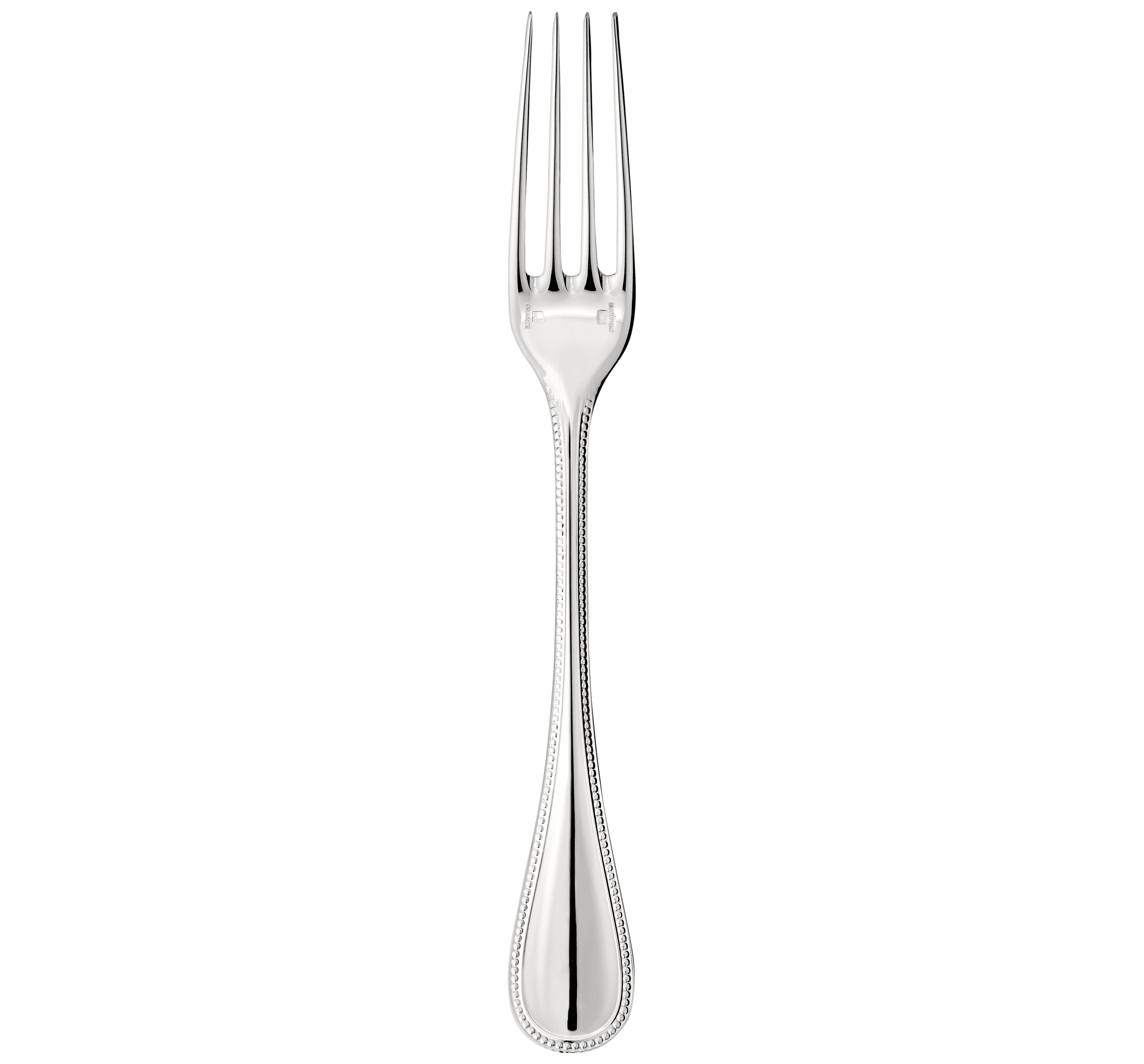christofle Fourchette de table en métal argenté