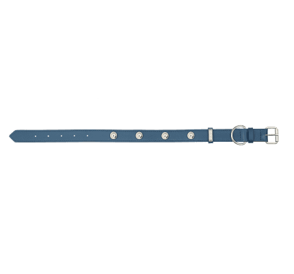 christofle calf leather collar - size 2 2