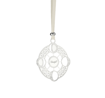 christofle silver-plated moon phases ornament - 2023 2