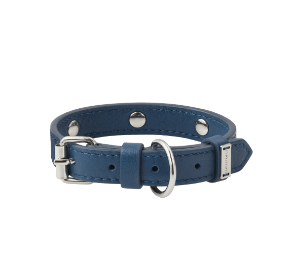 christofle calf leather collar - size 1 1