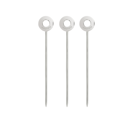 christofle set of 6 cocktail picks oh de christofle  stainless steel 0