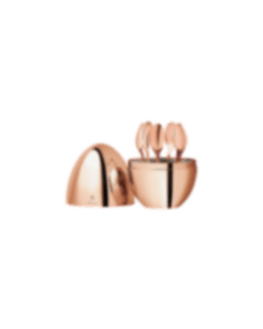 christofle rose gold 6-piece espresso spoon set 3